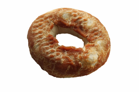 Donuts de canard naturel pour chien, riche en protéines